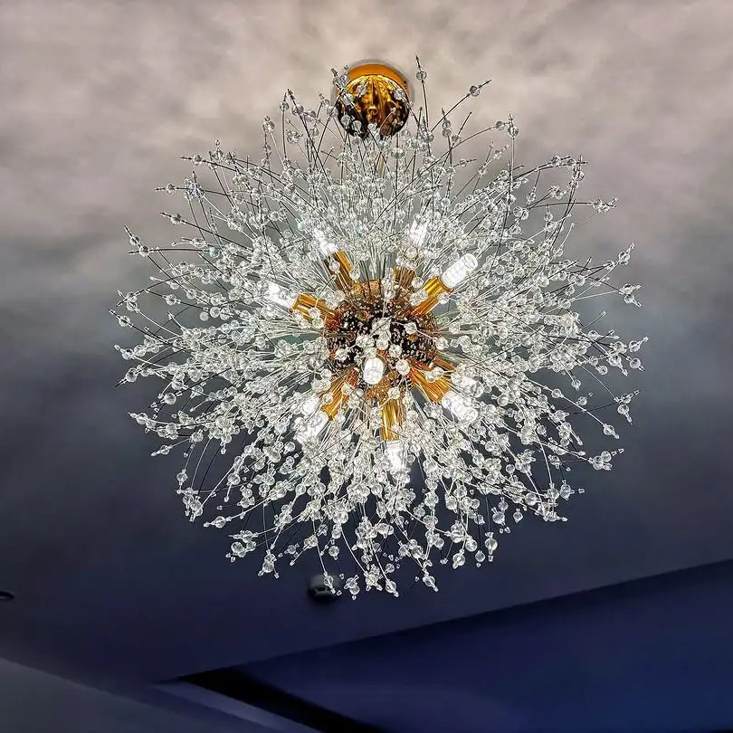 Olverai Dandelion Starburst Crystal Chandelier