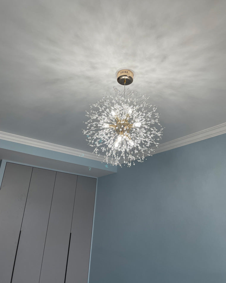 Olverai Dandelion Starburst Crystal Chandelier