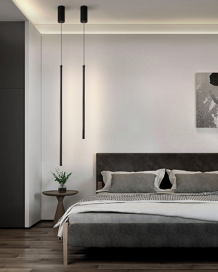 Olverai Single Tube Pendant Light for Bedroom