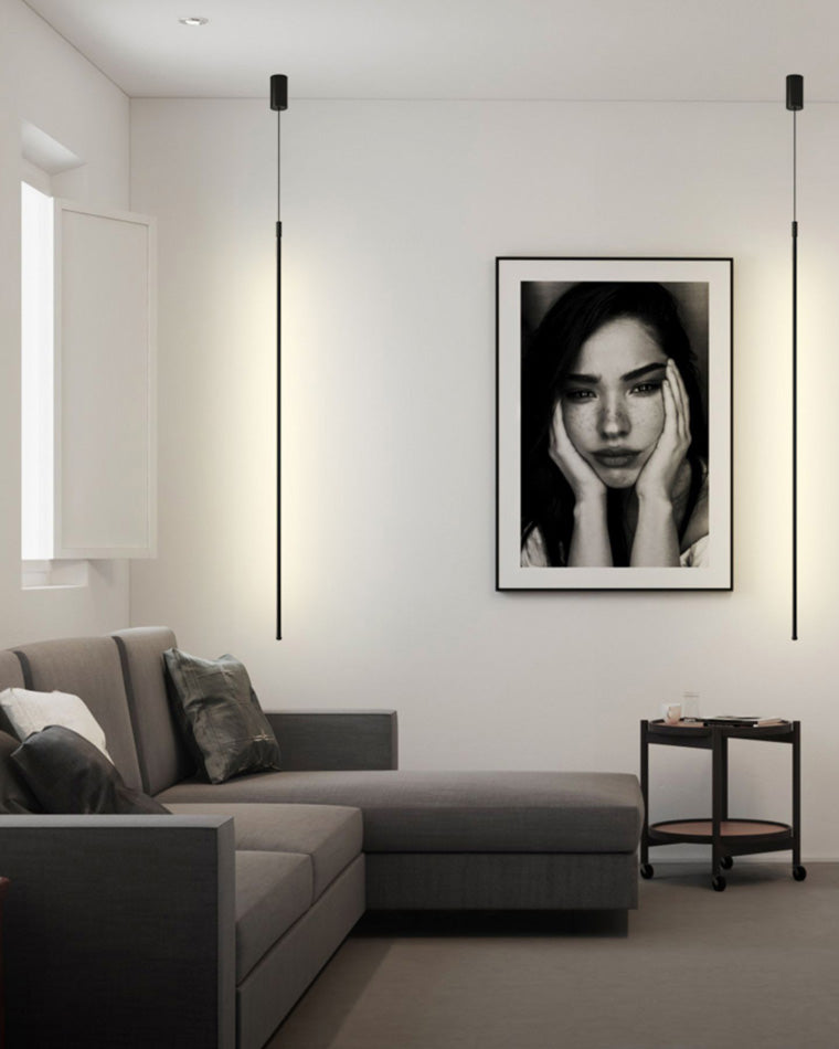 Olverai Single Tube Pendant Light for Bedroom