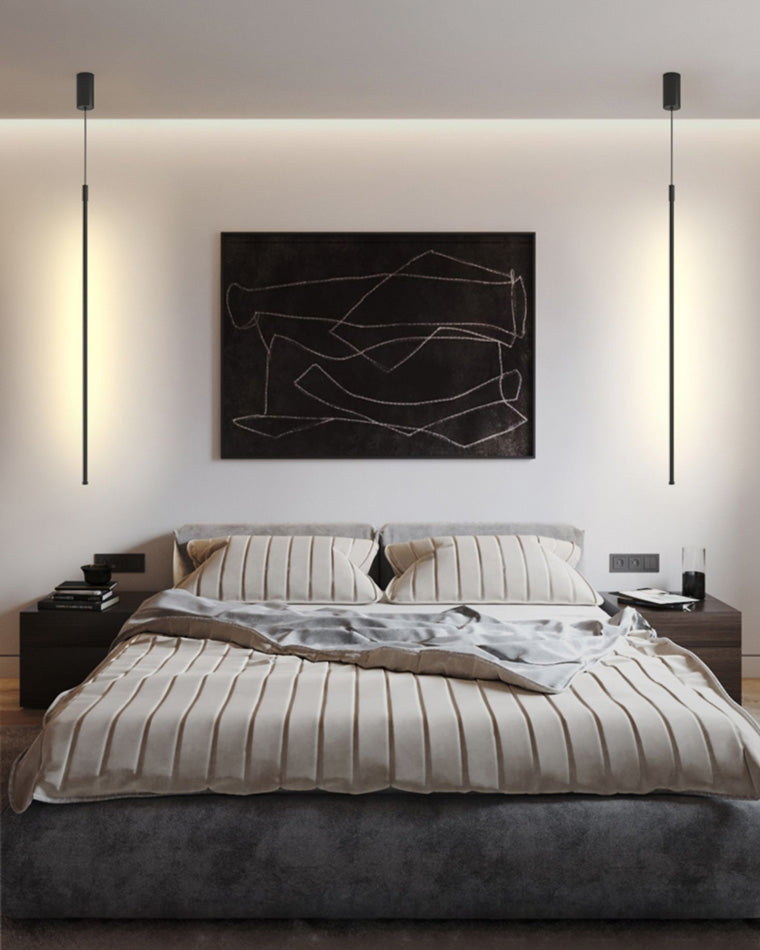 Olverai Single Tube Pendant Light for Bedroom