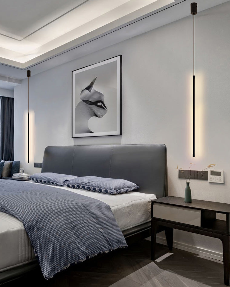 Olverai Single Tube Pendant Light for Bedroom