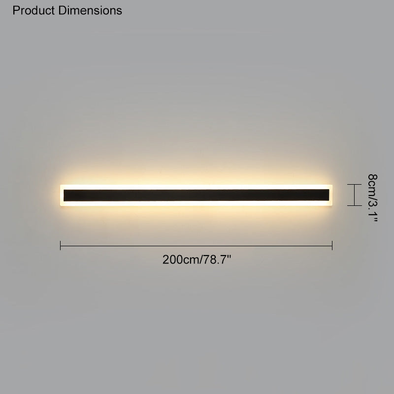 Olverai Outdoor Linear Wall Light