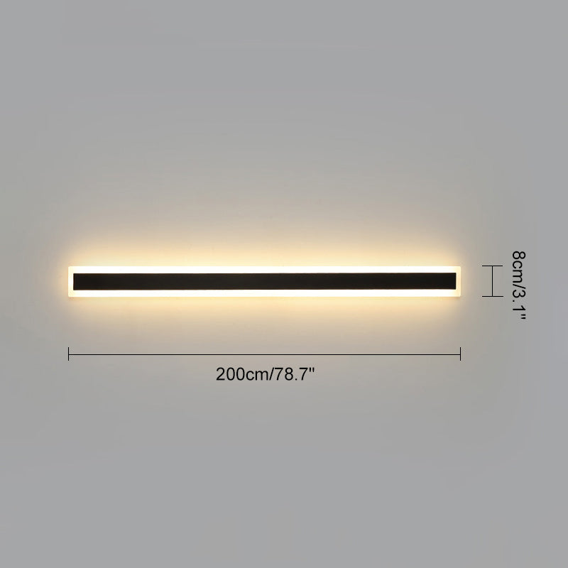 Olverai Outdoor Linear Wall Light