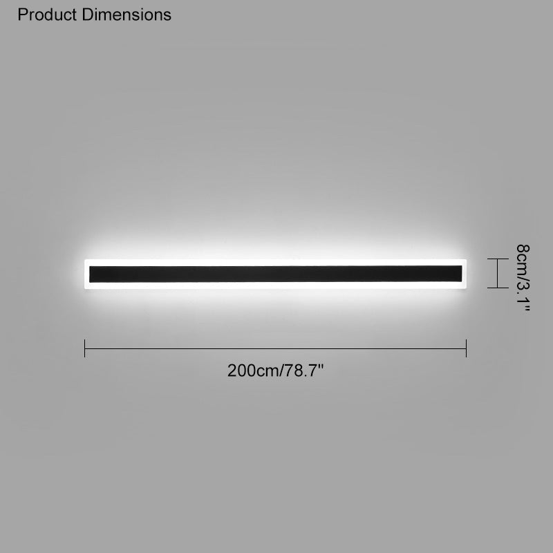 Olverai Outdoor Linear Wall Light