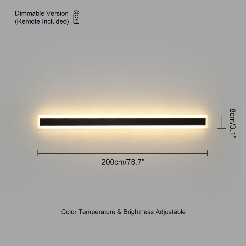 Olverai Outdoor Linear Wall Light
