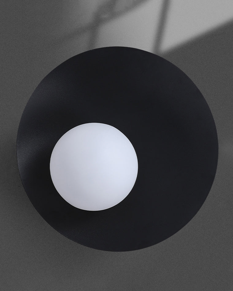 Olverai Frosted Glass Globe Asymmetrical Ceiling Light