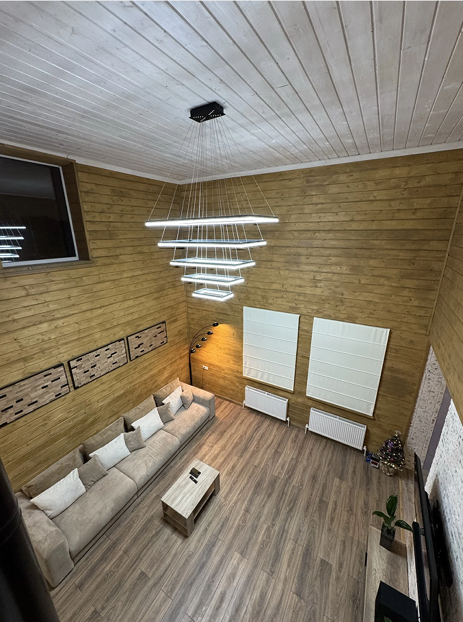 OlveraiTiered Rectangular LED Chandelier