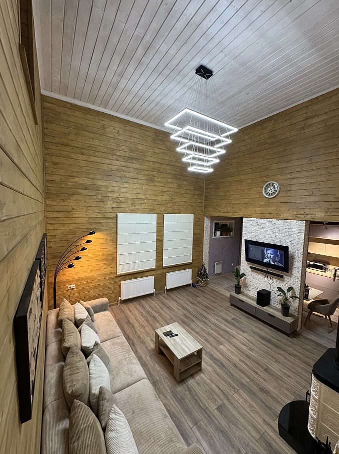 OlveraiTiered Rectangular LED Chandelier