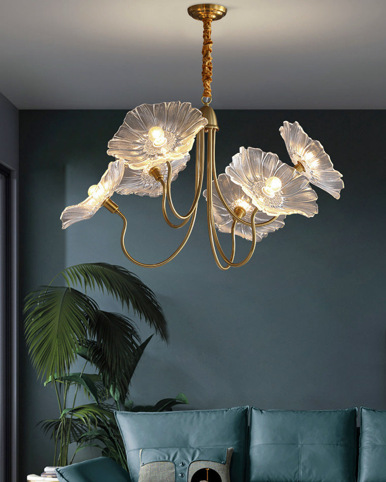 Olverai Lotus Flower Arm Chandelier