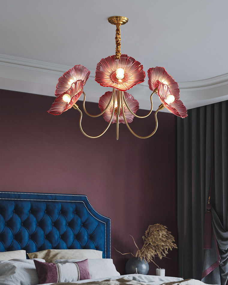 Olverai Lotus Flower Arm Chandelier