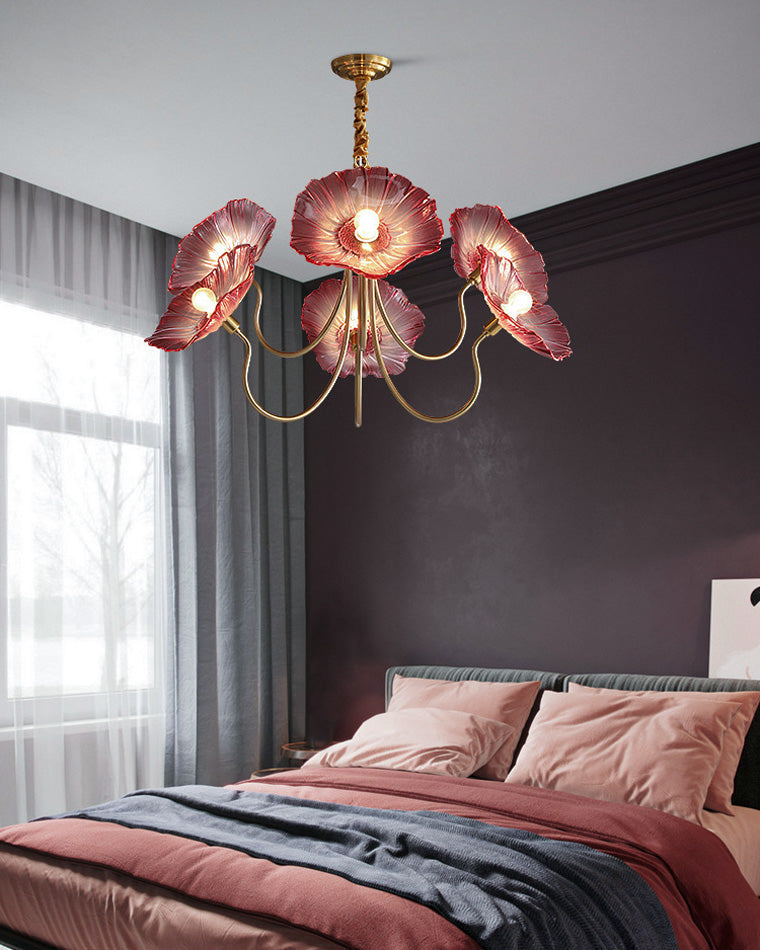 Olverai Lotus Flower Arm Chandelier