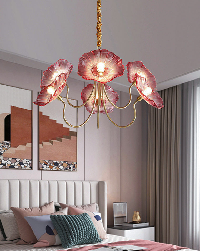 Olverai Lotus Flower Arm Chandelier
