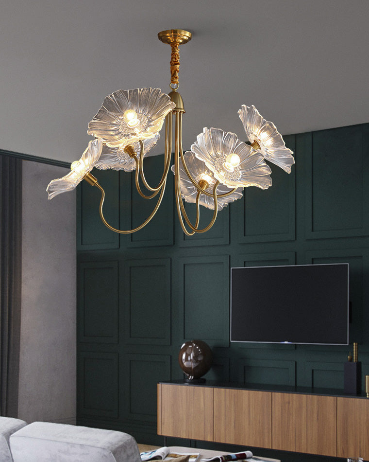 Olverai Lotus Flower Arm Chandelier
