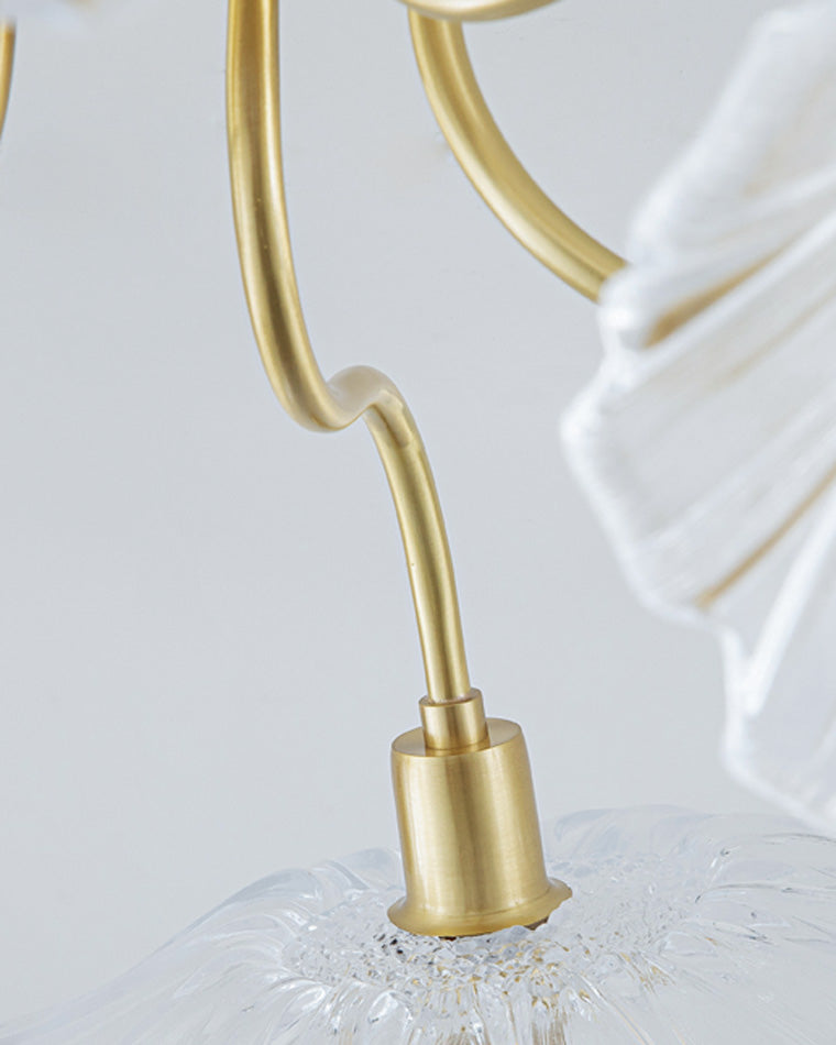 Olverai Lotus Leaf Flower Flush Mount Ceiling Light