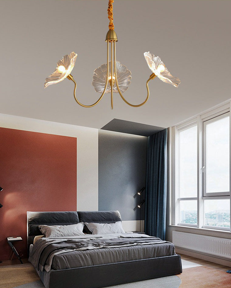 Olverai Lotus Flower Arm Chandelier