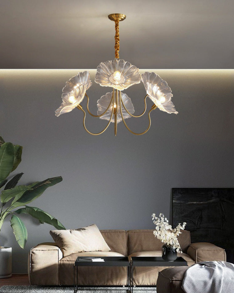Olverai Lotus Flower Arm Chandelier