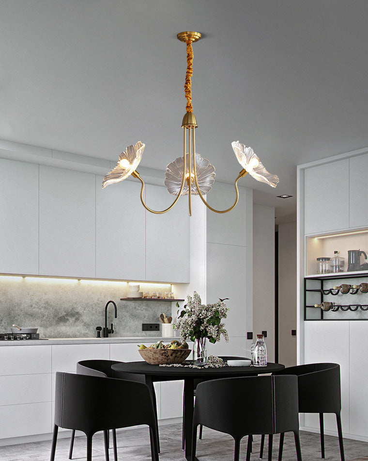 Olverai Lotus Flower Arm Chandelier