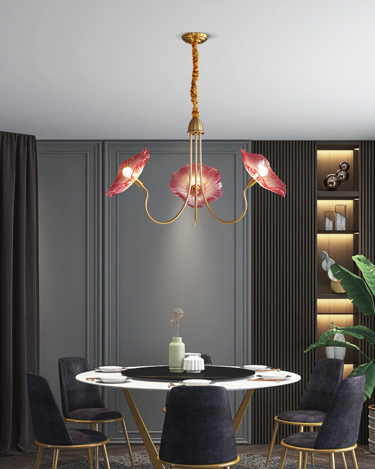 Olverai Lotus Flower Arm Chandelier