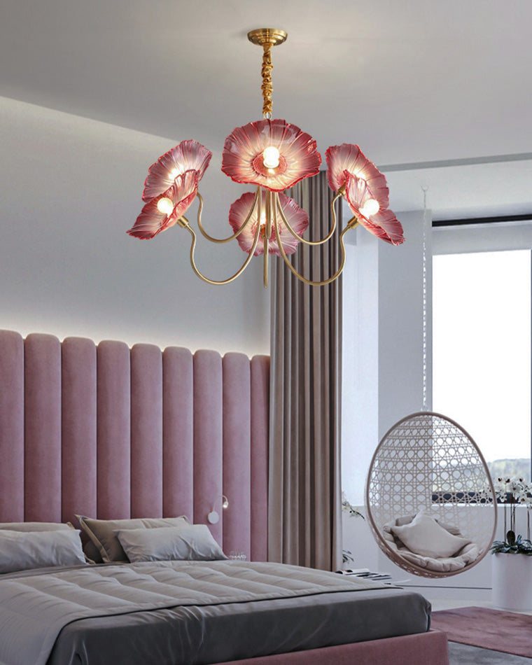 Olverai Lotus Flower Arm Chandelier
