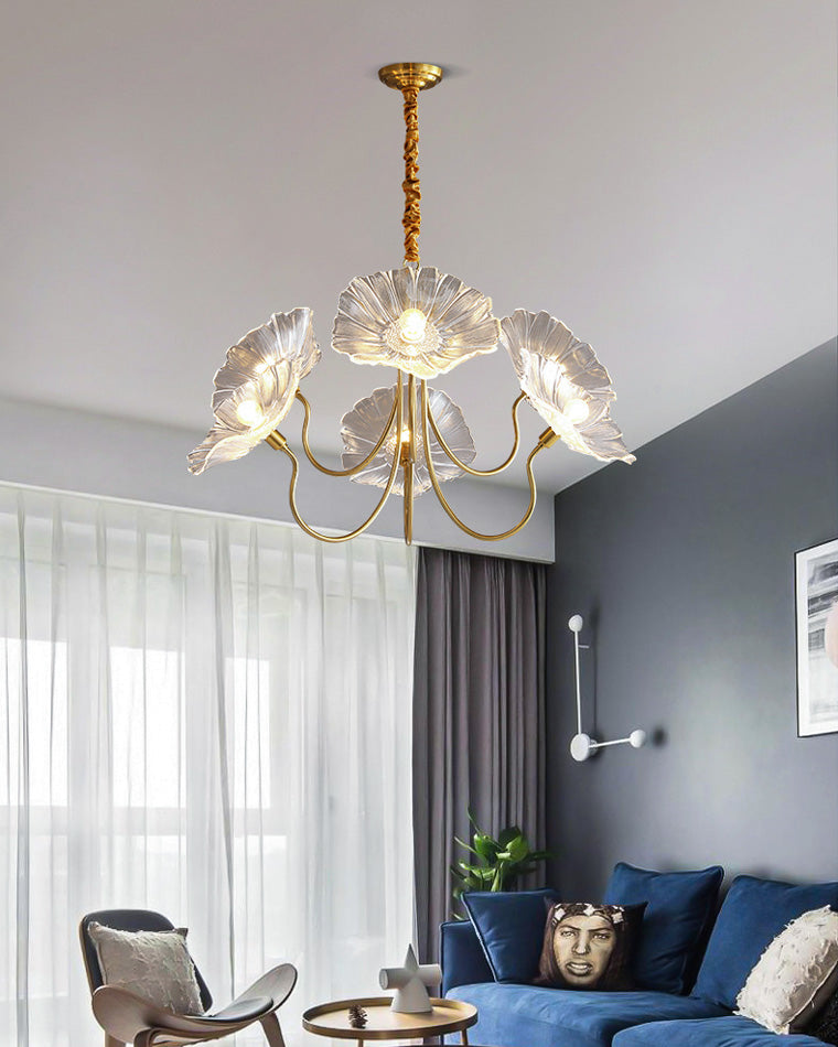 Olverai Lotus Flower Arm Chandelier