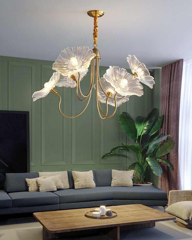 Olverai Lotus Flower Arm Chandelier