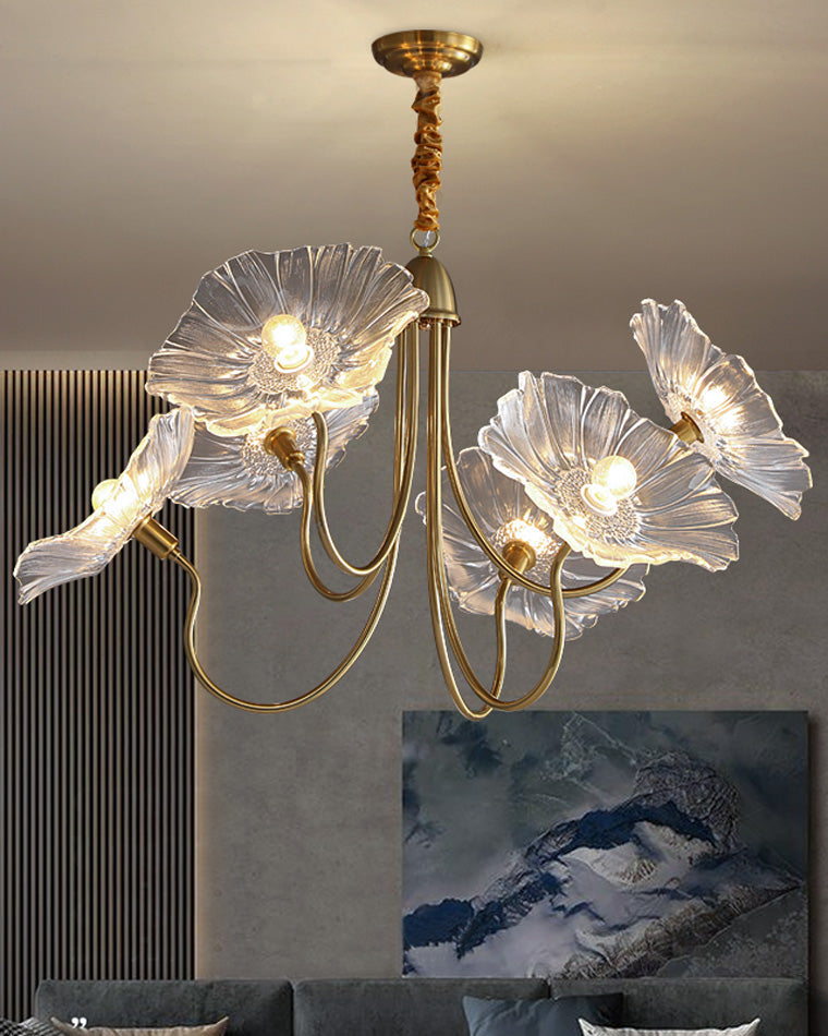Olverai Lotus Flower Arm Chandelier