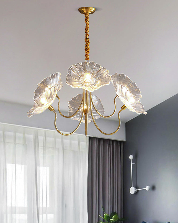 Olverai Lotus Flower Arm Chandelier
