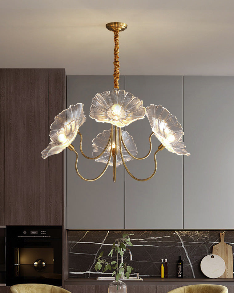 Olverai Lotus Flower Arm Chandelier