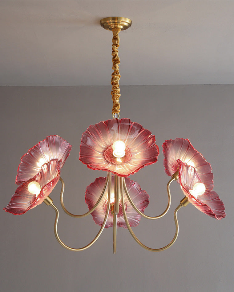Olverai Lotus Flower Arm Chandelier