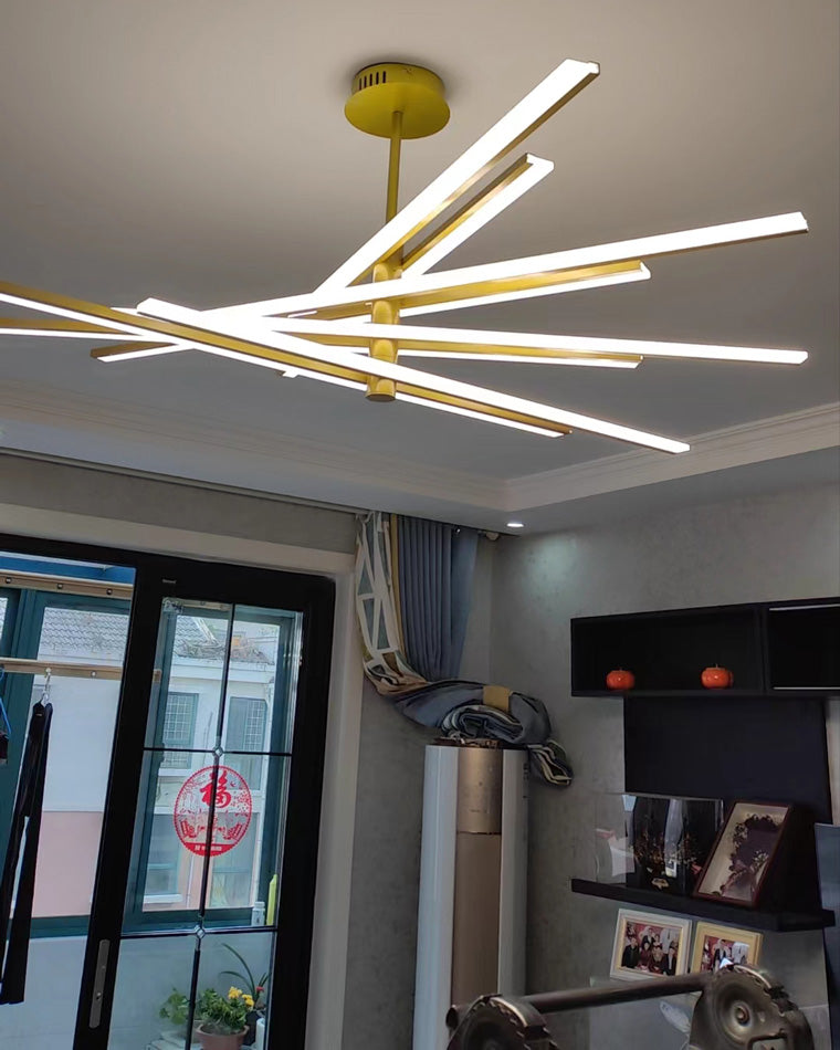 Olverai Adjustable Linear Led Chandelier