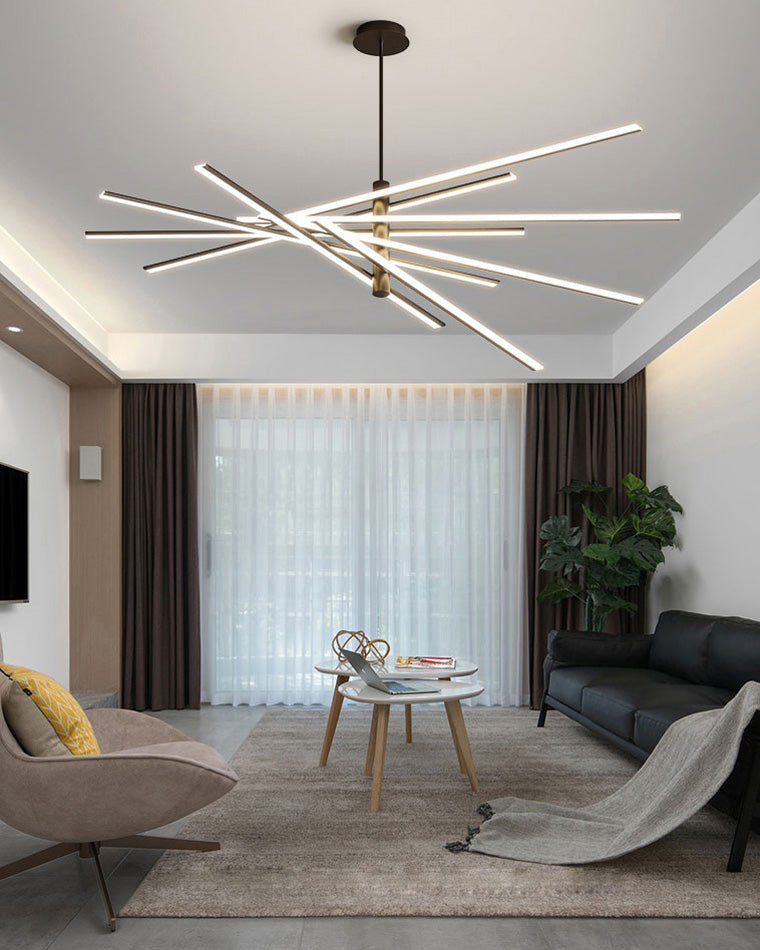 Olverai Adjustable Linear Led Chandelier