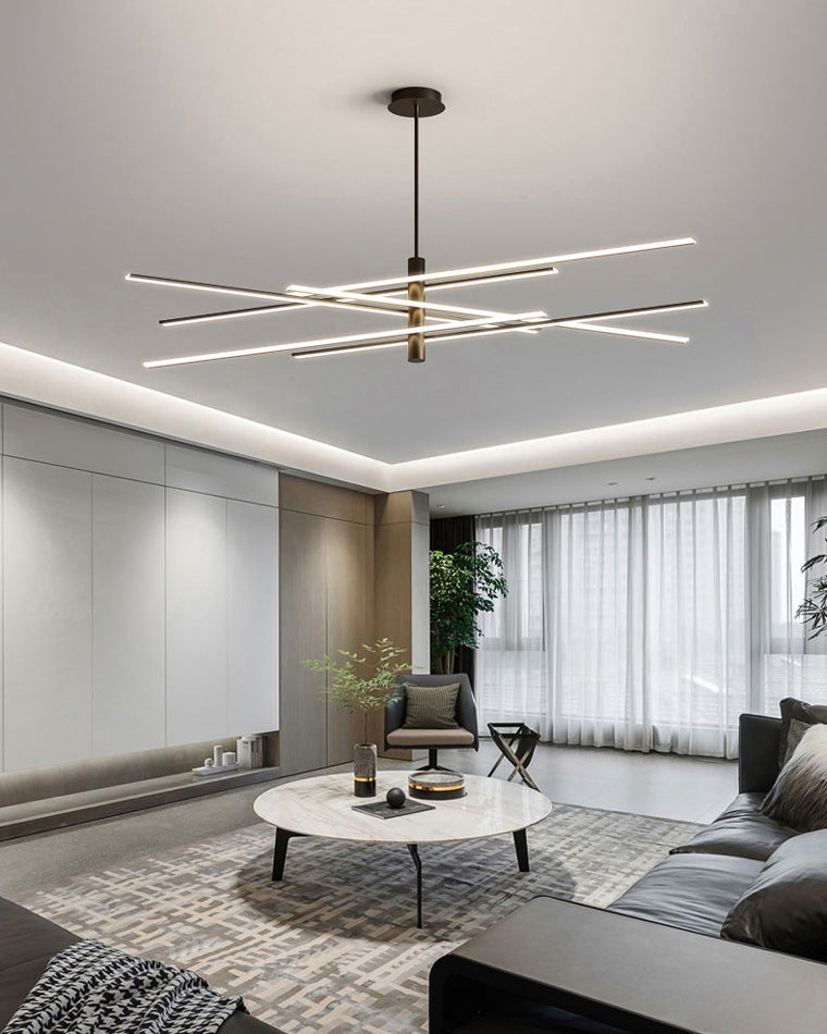 Olverai Adjustable Linear Led Chandelier