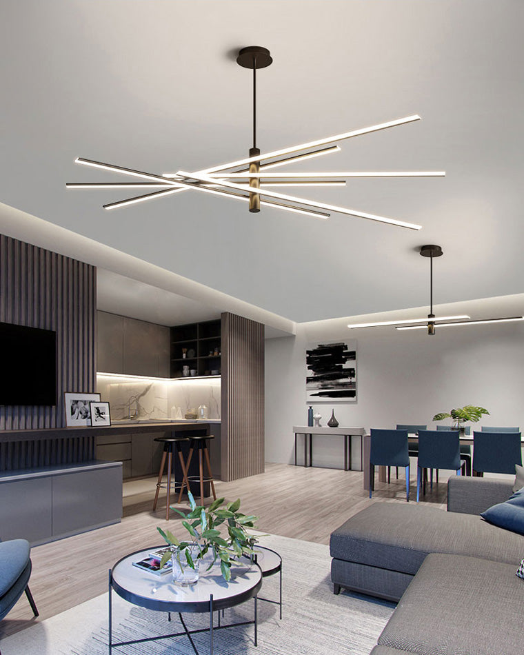 Olverai Adjustable Linear Led Chandelier