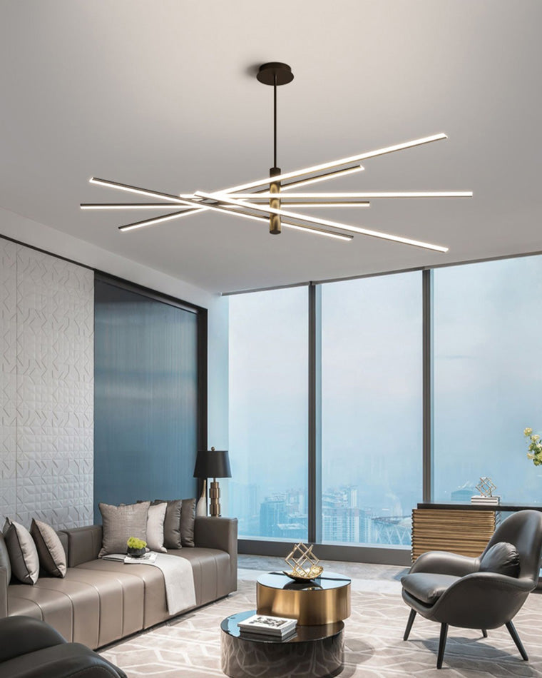 Olverai Adjustable Linear Led Chandelier