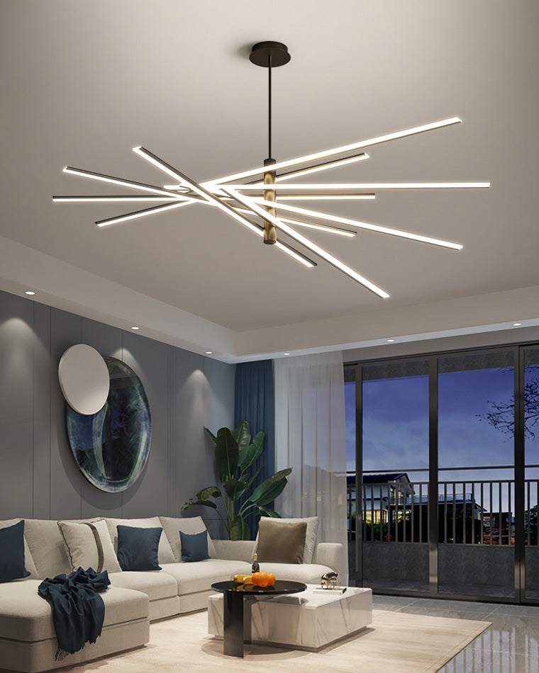 Olverai Adjustable Linear Led Chandelier