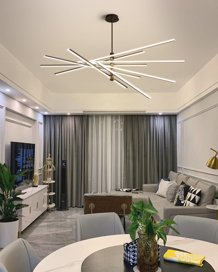 Olverai Adjustable Linear Led Chandelier