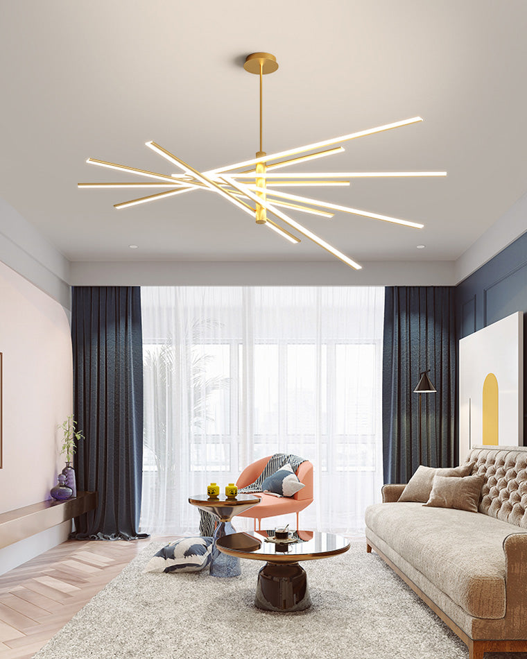 Olverai Adjustable Linear Led Chandelier