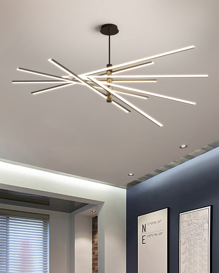 Olverai Adjustable Linear Led Chandelier