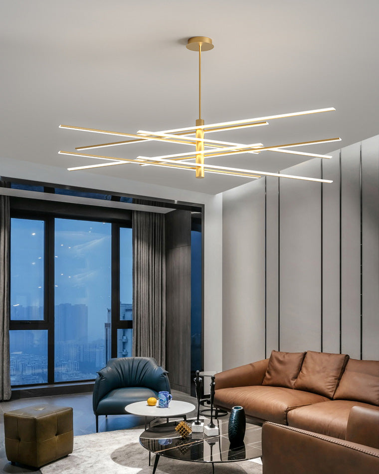 Olverai Adjustable Linear Led Chandelier