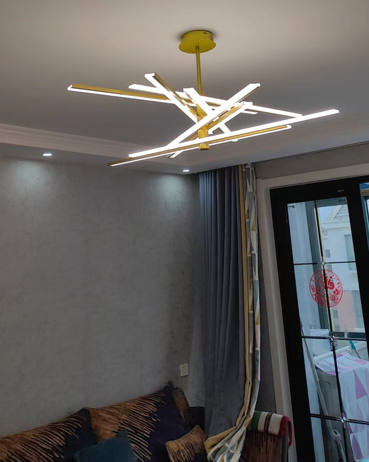 Olverai Adjustable Linear Led Chandelier