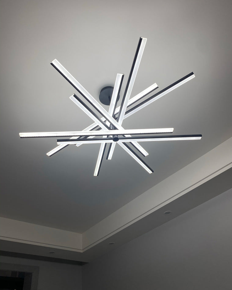 Olverai Adjustable Linear Led Chandelier