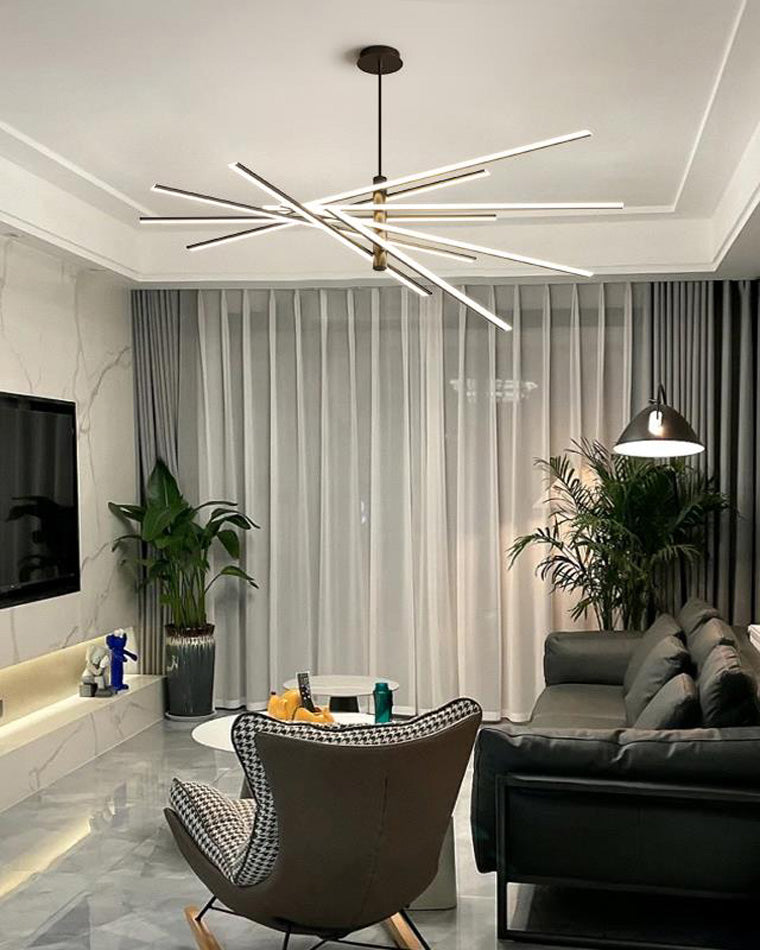 Olverai Adjustable Linear Led Chandelier