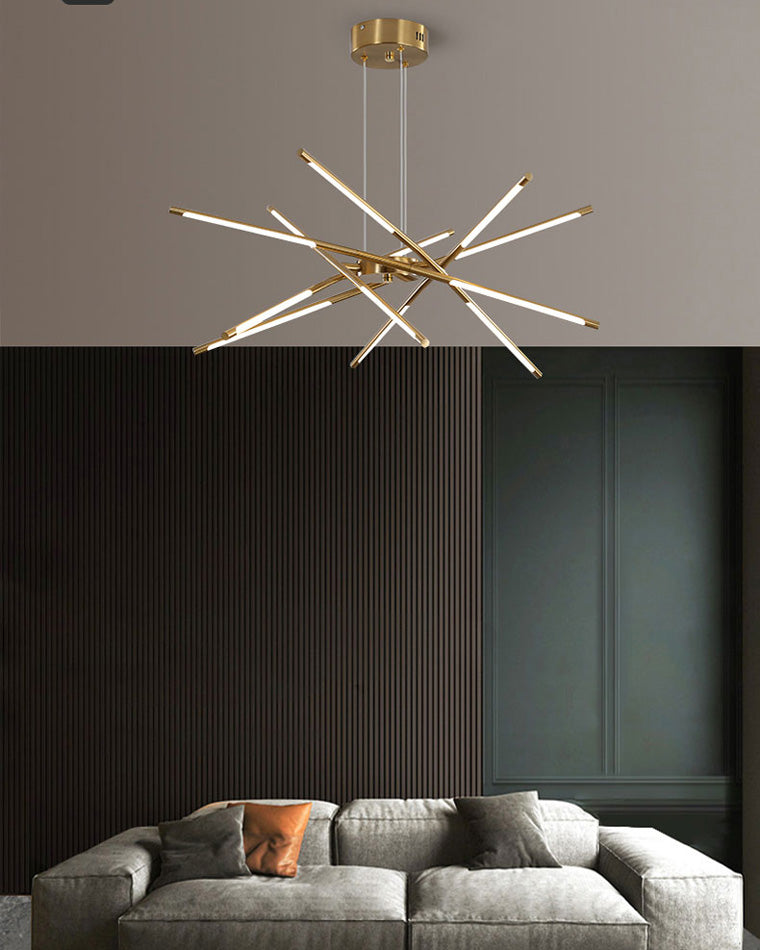 Olverai Light Rods LED Chandelier