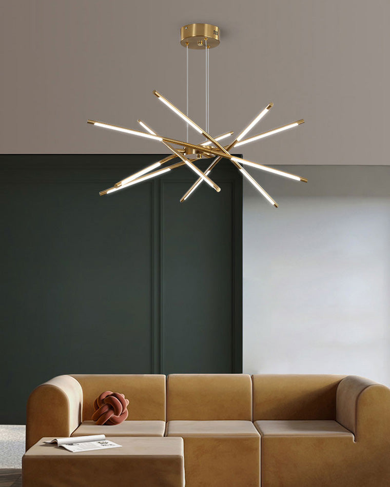 Olverai Light Rods LED Chandelier