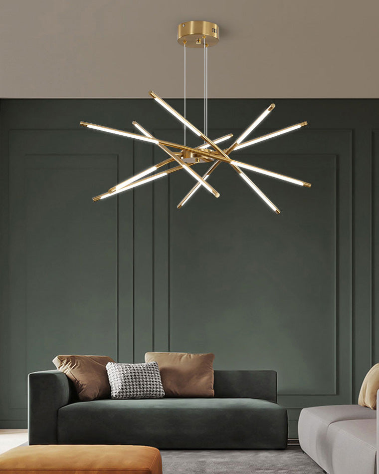 Olverai Light Rods LED Chandelier