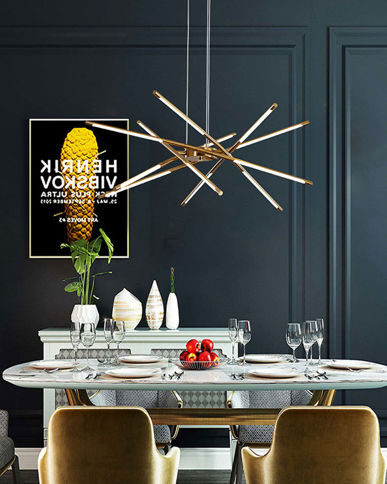 Olverai Light Rods LED Chandelier