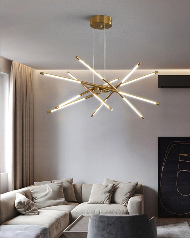 Olverai Light Rods LED Chandelier