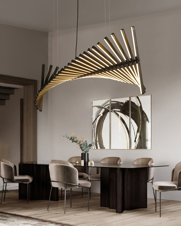 Olverai Adjustable Fish Bone Chandelier