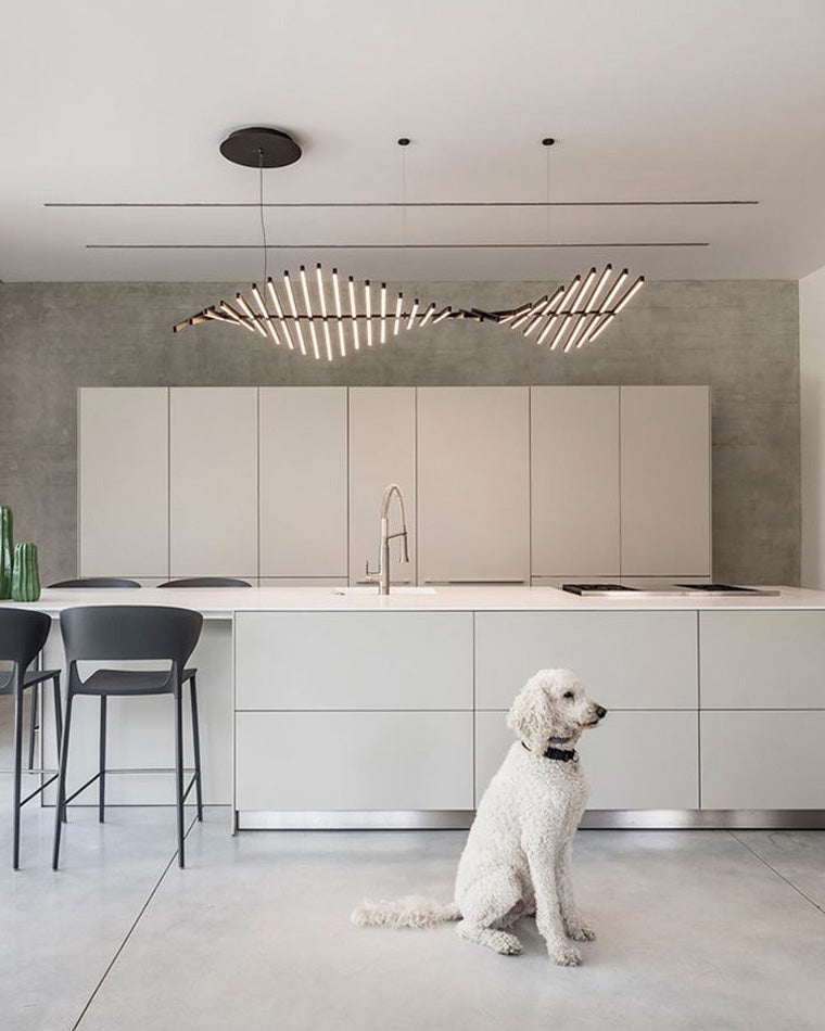 Olverai Adjustable Fish Bone Chandelier